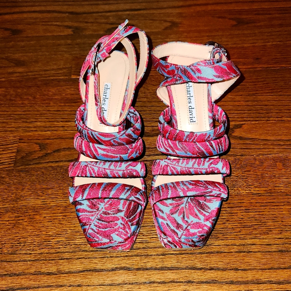Charles David size 6 wedge sandals